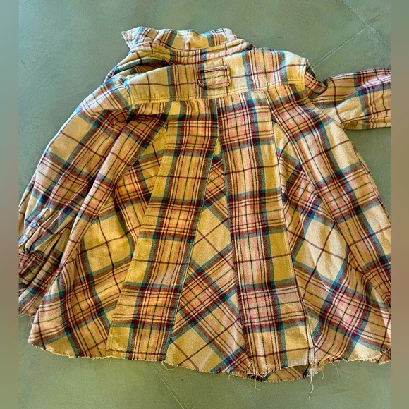 We The Free Kalli Plaid Swing Flannel - Picture 2 of 9